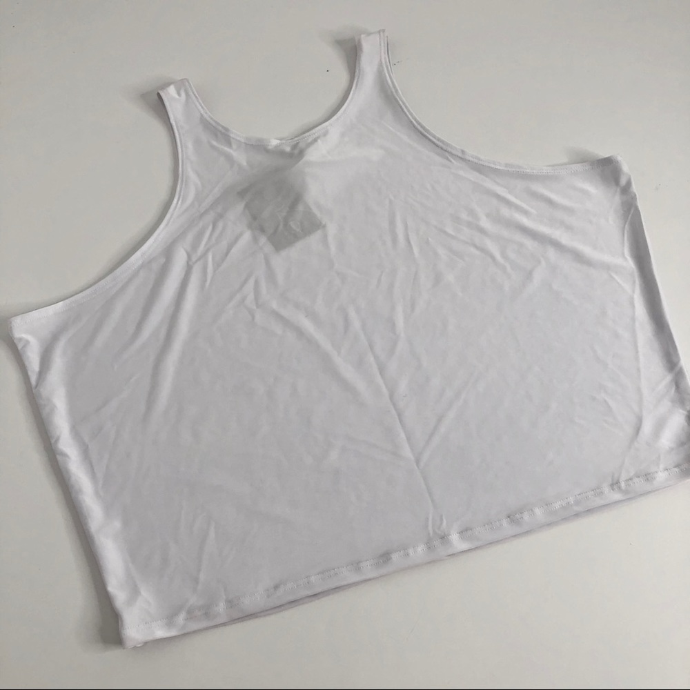 Onzie White  Tone Tank OSFM NWT